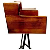 Mid Century Modern Vintage Wood Console Table, FIMSA Italy, 1960s