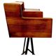Mid Century Modern Vintage Wood Console Table, FIMSA Italy, 1960s