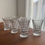 Lot de 6 verres en cristal modèle Éclat – Cristal d’Arques Paris | Ver