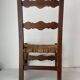 Chaise enfant bois et paille