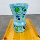 Side table and vase signed MC Treinen ceramic from Vallauris 1950s