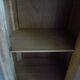 Petite armoire basse de campagne rustique chêne clair massif