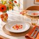 6 flower power plates from the 70s