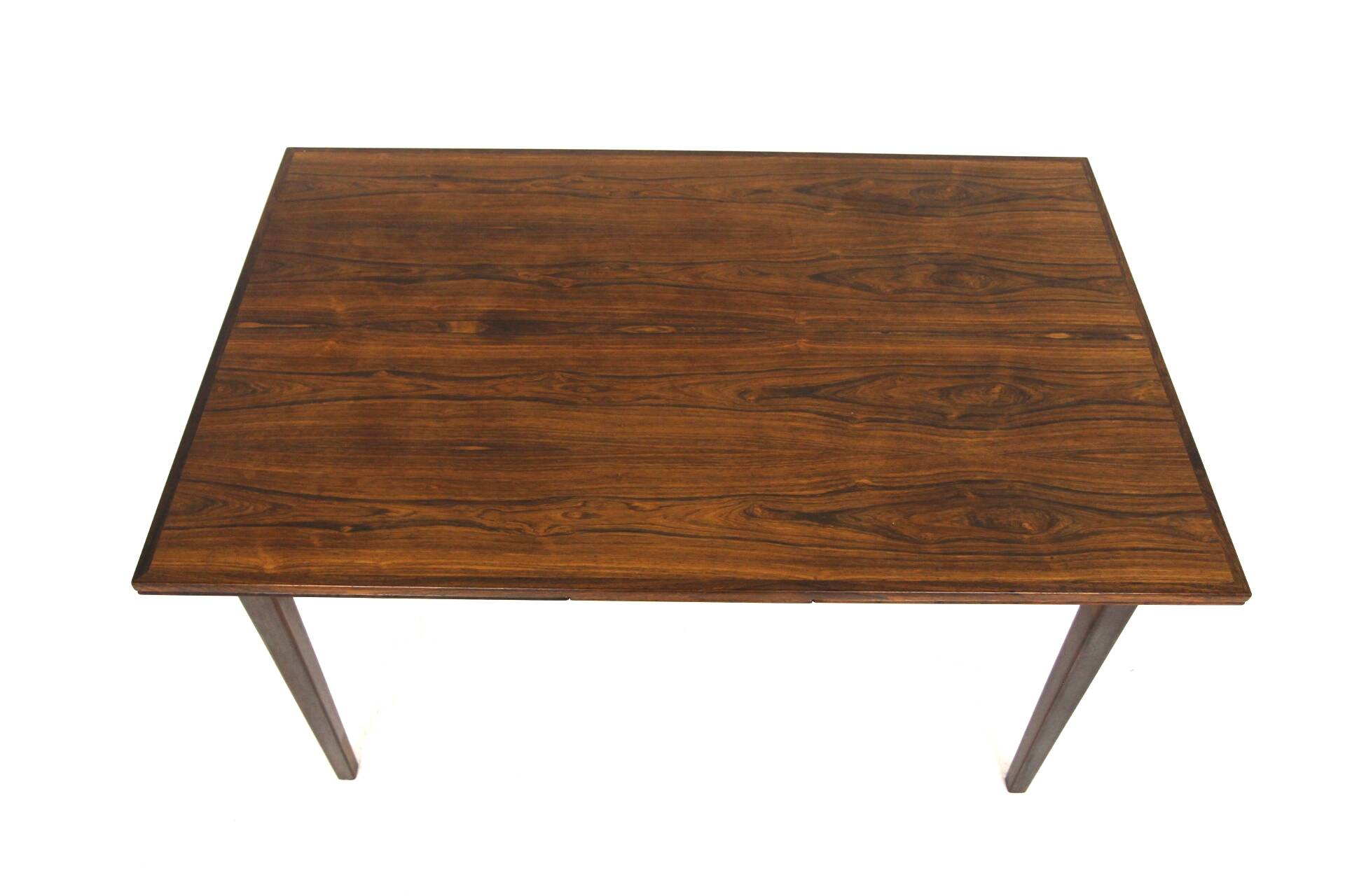 Rosewood “portfolio” dining room table, Sweden, 1960s