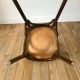 Curved wooden bistro chair 40s 50s