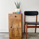 Art deco bedside table with drawer