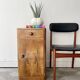 Art deco bedside table with drawer