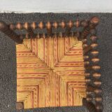 Straw corner chair for children