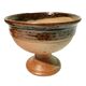2 glazed stoneware bowls