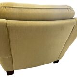 Set of 2 XL vintage single armchairs in space age style.