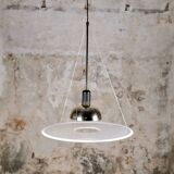 Paire de suspensions Frisbi 850, Achille Castiglioni pour Flos, 1970s
