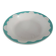 Large turquoise shallow dish