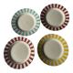 Set of 4 old Digoin flat plates