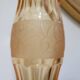 Art Nouveau cut crystal single flower vase