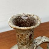 Brutalist Fat Lava Vase in Ceramic by Ruscha, West Germany, 1960s