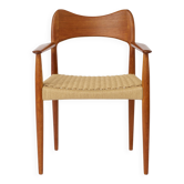 Rare Danish Teak Armchair by Arne Hovmand-Olsen for Mogens Kold, 1960s