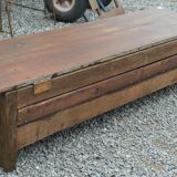 Oak chest bench