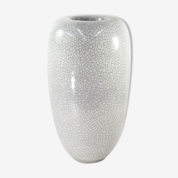 Vase de sol ceramique craquelé par Karlsruhe Allemagne, années 1950