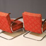 Functionalist Upholstered Armchair by Mücke-Melder | 1930s, Czechoslovakia