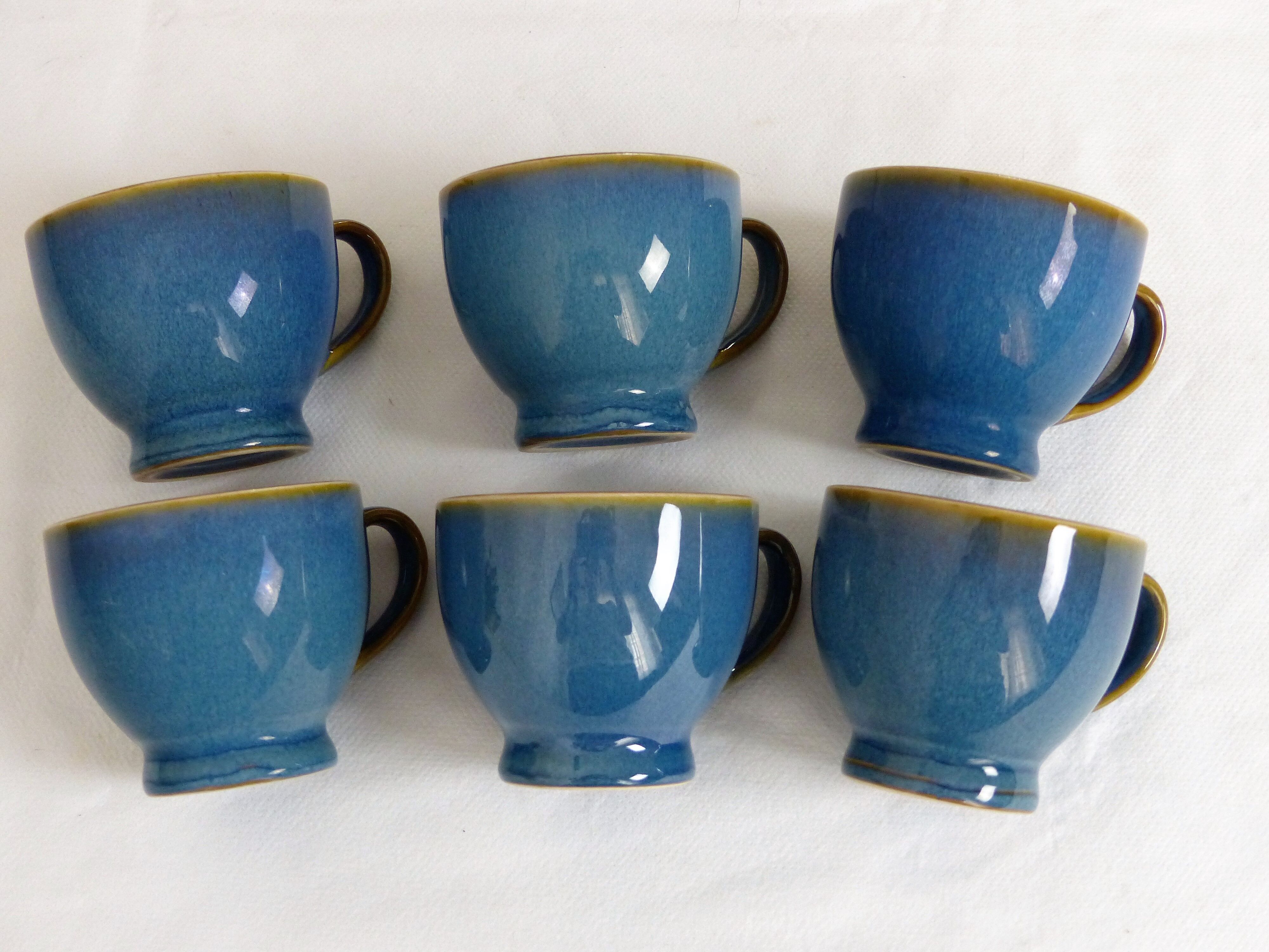 6 ceramic cups