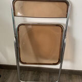 Transparent folding chair