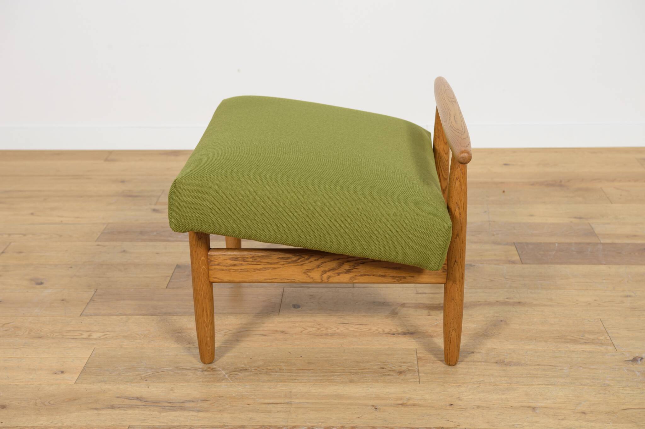 Oak Model J 65  Stool  by Ejvind A. Johansson for FDB Møbler, Denmark, 1950s