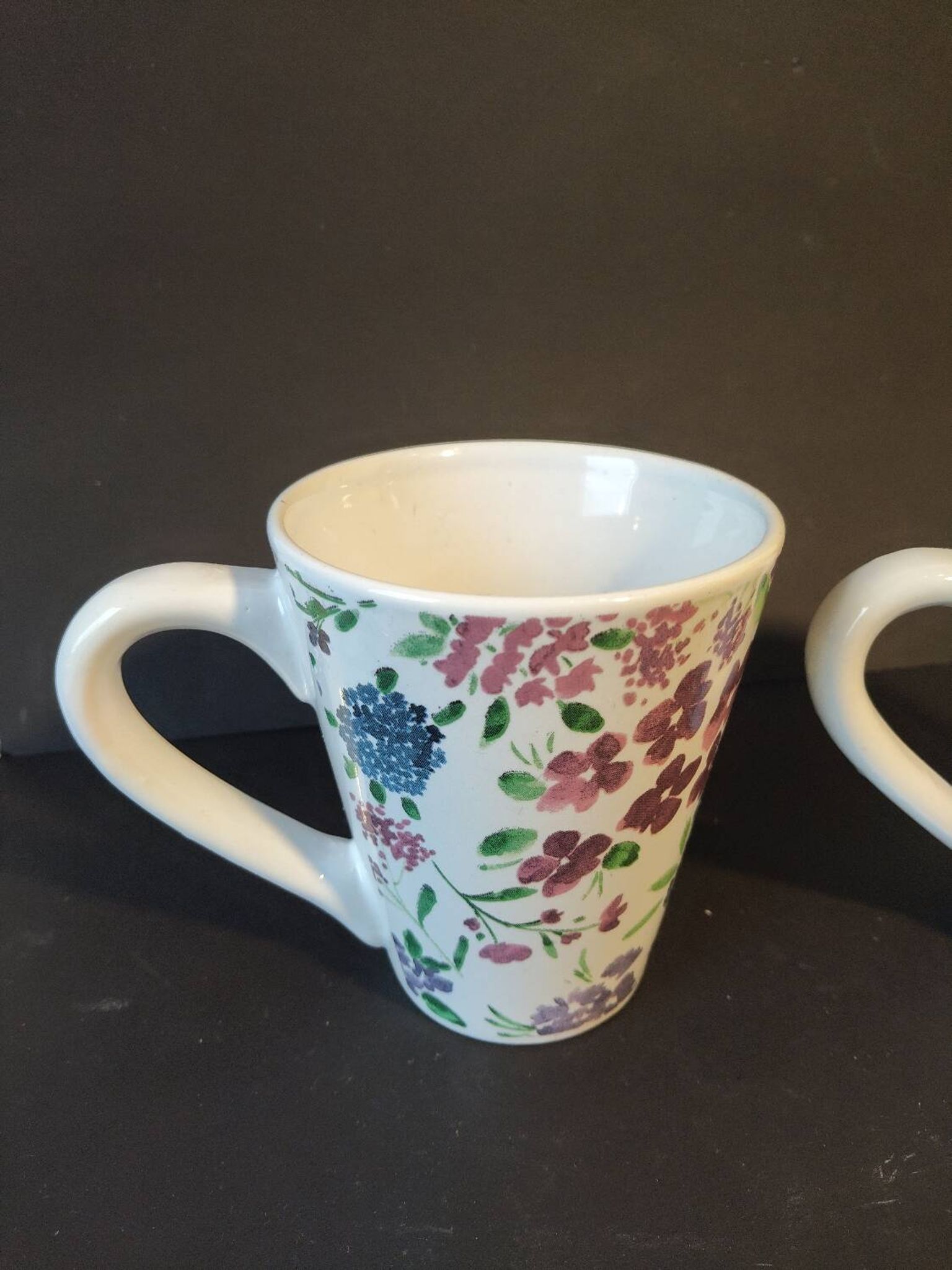 Pair of floral mugs – Country house spirit – New