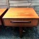 Pair of GPlan night tables in teak 60s