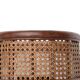 Rattan and cane wall lamp, 60s