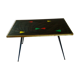 Table basse avec pieds compas