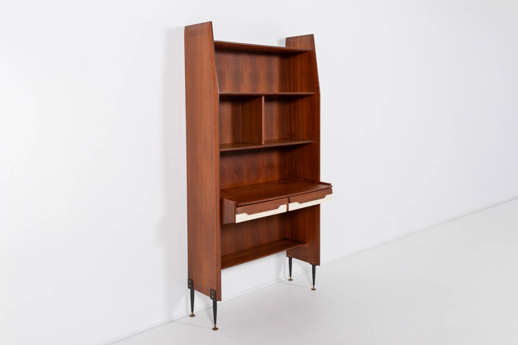 Bibliothèque-bureau italien du milieu du siècle