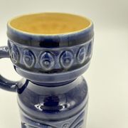Vase en céramique bleu