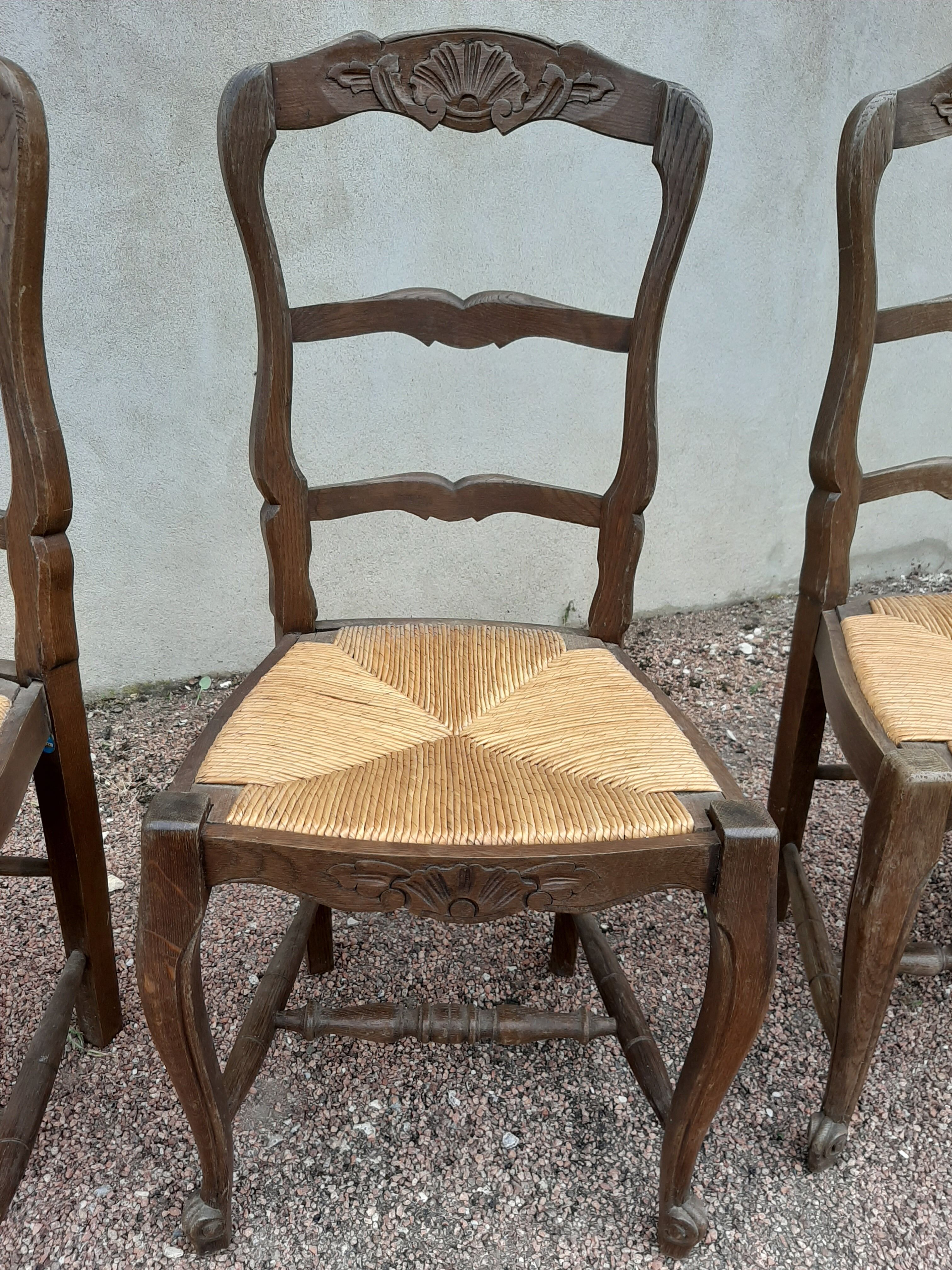 Lot of chairs Louis XV style