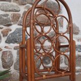 Rattan bottle holder