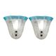 Pair of Murano Wall Sconces, Italy, 1970s