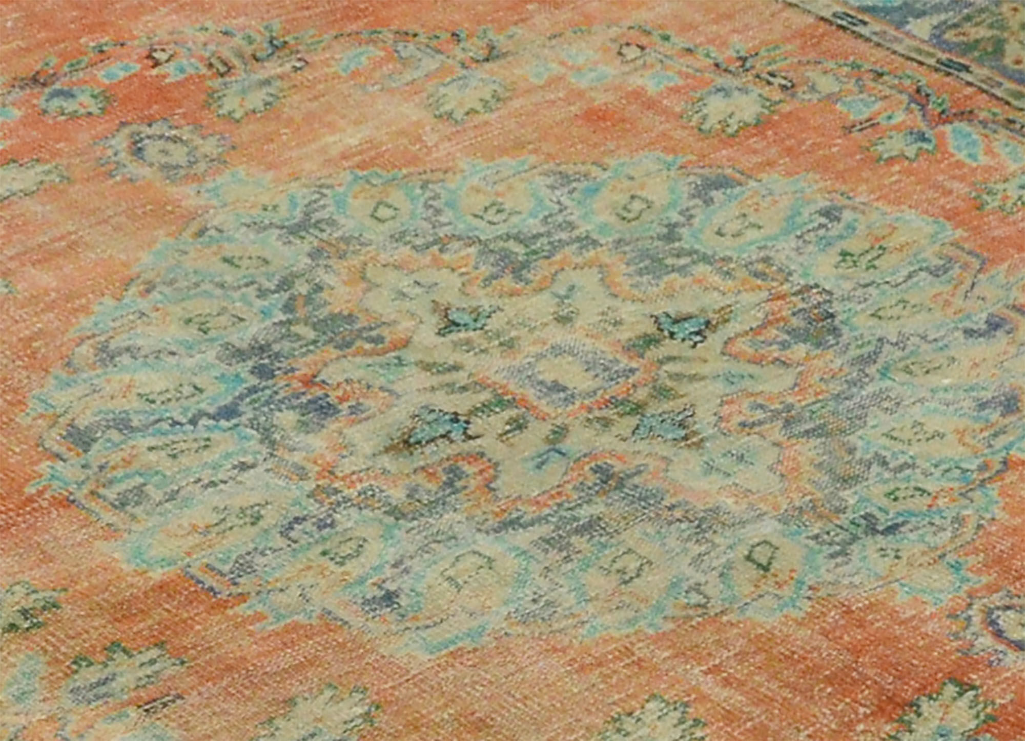 Anatolian handmade vintage rug 298 cm x 216 cm