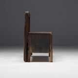 Banc Coffre Primitif Wabi Sabi, France, 19ème Siècle