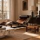 Rustic French Low Footstool in Turned Wood and Rush, Early 20th Century