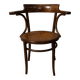 Fauteuil de bureau Fischel en bois courbé