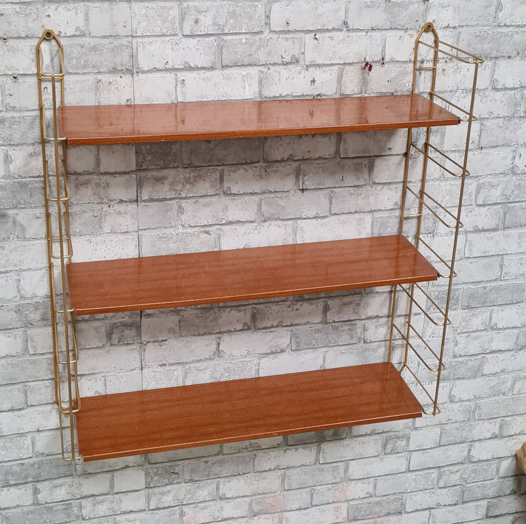 Vintage steel shelf 1960
