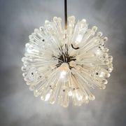 Snowball hanging Lamp by Emil Stejnar for Rupert Nikoll, 1950s