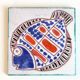Ceramic wall tile: fish, 60s