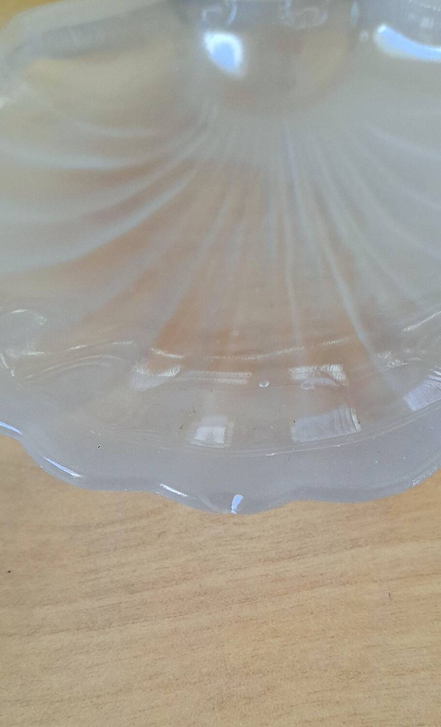 Metal shell butter dish, 1960.