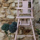 Children's wooden high chair