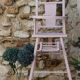Chaise haute en bois enfant