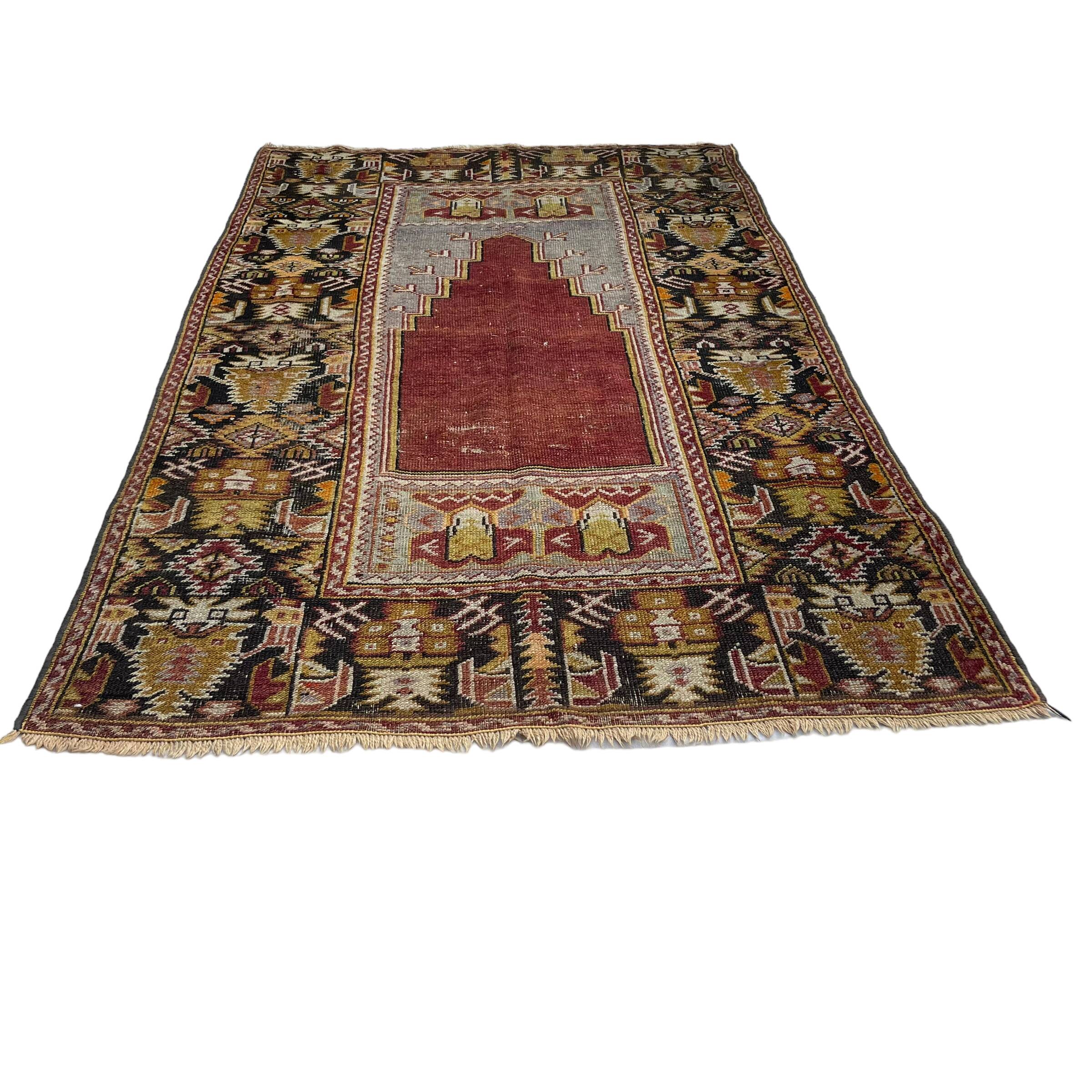 Tapis turc antique, 185 x 110 cm