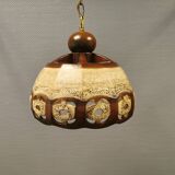 Ceramic hanging lamp, Danish from the 1970s.