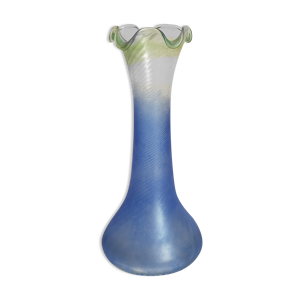 Vase en verre soufflé - vert