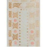 Hand knotted rug, vintage Turkish rug 141x204 cm