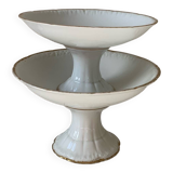 E. Bourgeois porcelain compote bowls circa 1900